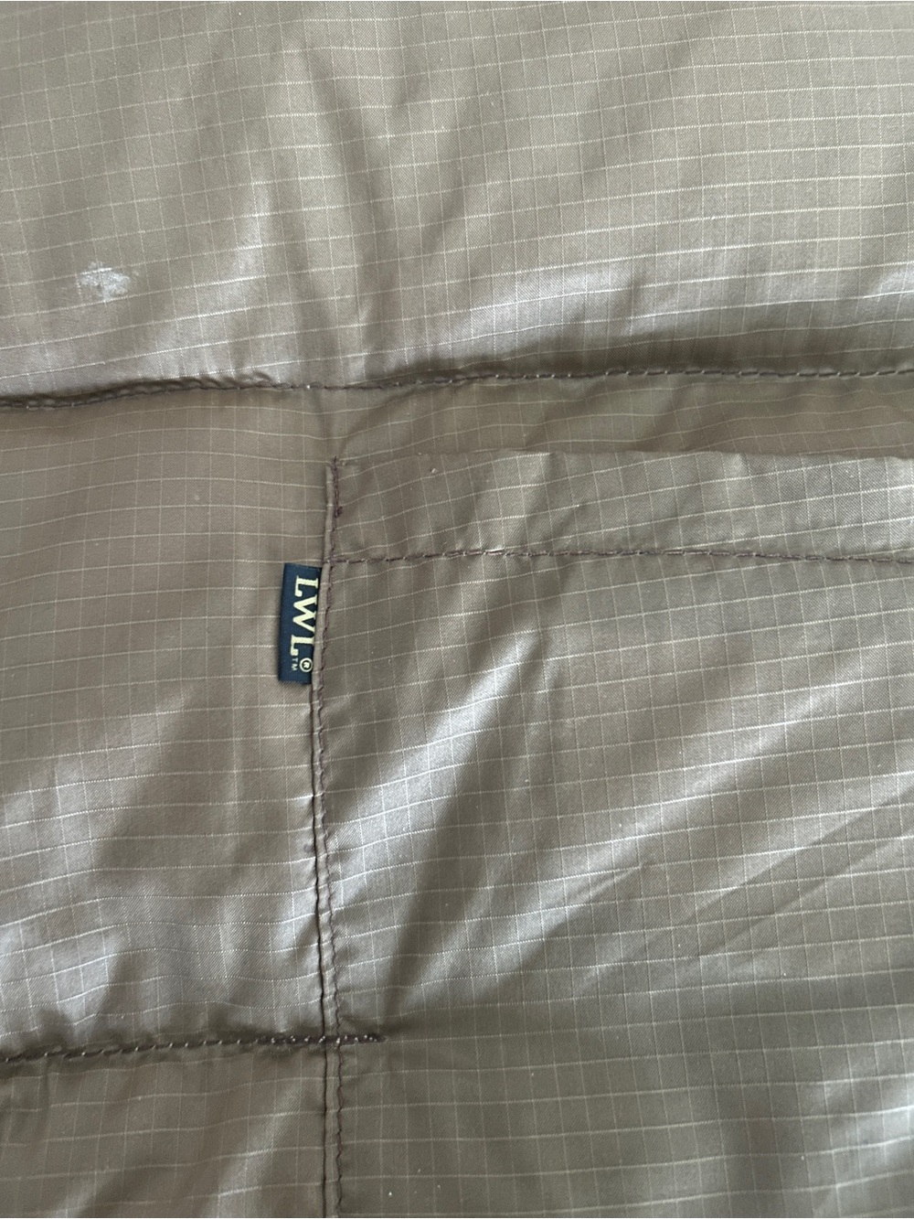 Vintage 70s LWL Sportchief Down Puffer Vest Ripstop Reversible Medium - Picture 2 of 11
